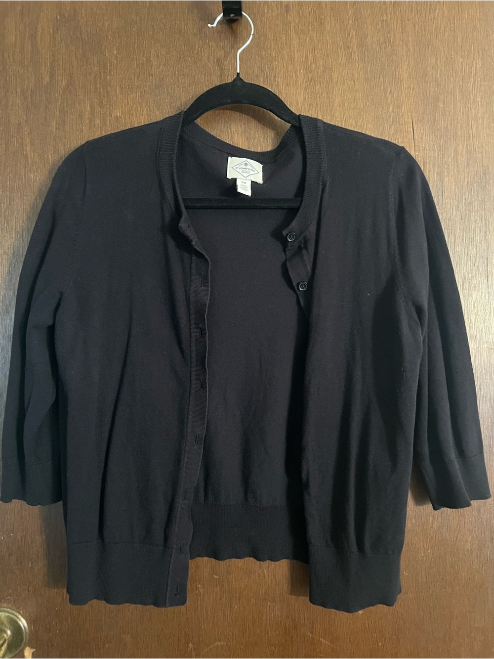 St. John’s Bay Black Cardigan